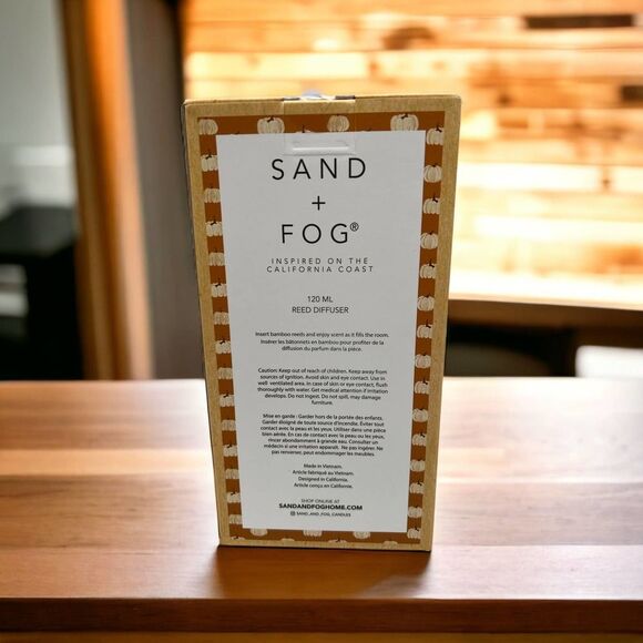 Sand and Fog White Pumpkin Reed Diffuser 120 ML - Picture 2 of 2